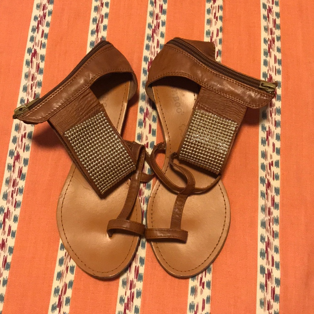 BAMBOO gladiator heels